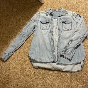 Jean button up